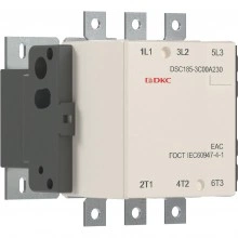 ДКС Магнитный контактор DSC185-3C00A230 185А 90кВт (AC3)  кат 220В AC DSC185-3C00A230 DKC