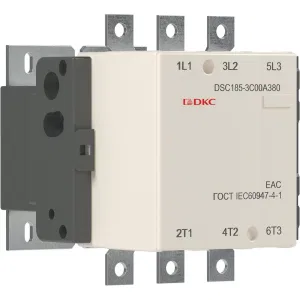 ДКС Магнитный контактор DSC185-3C00A380 185А 90кВт (AC3) кат 380В AC DSC185-3C00A380 DKC ДКС Магнитный контактор DSC185-3C00A380 185А 90кВт (AC3) кат 380В AC DSC185-3C00A380 DKC