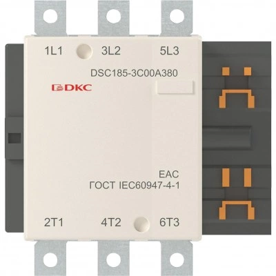 ДКС Магнитный контактор DSC185-3C00A380 185А 90кВт (AC3) кат 380В AC DSC185-3C00A380 DKC ДКС Магнитный контактор DSC185-3C00A380 185А 90кВт (AC3) кат 380В AC DSC185-3C00A380 DKC