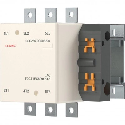 ДКС Магнитный контактор DSC225-3C00A230 225А 110кВт (AC3) кат 220В AC DSC225-3C00A230 DKC ДКС Магнитный контактор DSC225-3C00A230 225А 110кВт (AC3) кат 220В AC DSC225-3C00A230 DKC