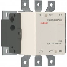 ДКС Магнитный контактор DSC225-3C00A380 225А 110кВт (AC3)  кат 380В AC DSC225-3C00A380 DKC