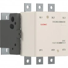 ДКС Магнитный контактор DSC265-3C00A230 265А 130кВт (AC3)  кат 220В AC DSC265-3C00A230 DKC