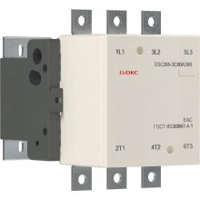 ДКС Магнитный контактор DSC265-3C00A380 265А 130кВт (AC3)  кат 380В AC DSC265-3C00A380 DKC