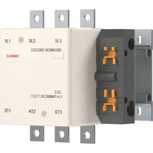 ДКС Магнитный контактор DSC265-3C00A380 265А 130кВт (AC3) кат 380В AC DSC265-3C00A380 DKC ДКС Магнитный контактор DSC265-3C00A380 265А 130кВт (AC3) кат 380В AC DSC265-3C00A380 DKC