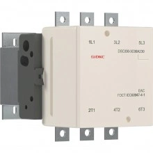 ДКС Магнитный контактор DSC330-3C00A230 330А 160кВт (AC3)  кат 220В AC DSC330-3C00A230 DKC