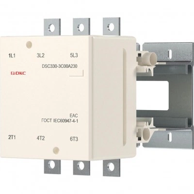 ДКС Магнитный контактор DSC330-3C00A230 330А 160кВт (AC3) кат 220В AC DSC330-3C00A230 DKC ДКС Магнитный контактор DSC330-3C00A230 330А 160кВт (AC3) кат 220В AC DSC330-3C00A230 DKC