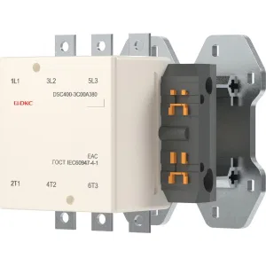 ДКС Магнитный контактор DSC400-3C00A380 400А 200кВт (AC3) кат 380В AC DSC400-3C00A380 DKC ДКС Магнитный контактор DSC400-3C00A380 400А 200кВт (AC3) кат 380В AC DSC400-3C00A380 DKC