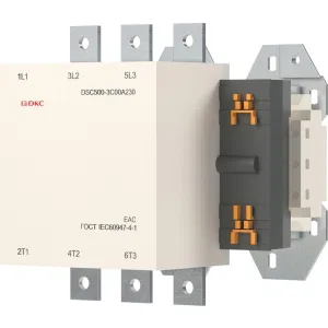 ДКС Магнитный контактор DSC500-3C00A230 500А 250кВт (AC3) кат 220В AC DSC500-3C00A230 DKC ДКС Магнитный контактор DSC500-3C00A230 500А 250кВт (AC3) кат 220В AC DSC500-3C00A230 DKC