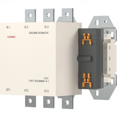 ДКС Магнитный контактор DSC500-3C00A230 500А 250кВт (AC3) кат 220В AC DSC500-3C00A230 DKC ДКС Магнитный контактор DSC500-3C00A230 500А 250кВт (AC3) кат 220В AC DSC500-3C00A230 DKC