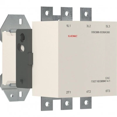 ДКС Магнитный контактор DSC500-3C00A380 500А 250кВт (AC3) кат 380В AC DSC500-3C00A380 DKC ДКС Магнитный контактор DSC500-3C00A380 500А 250кВт (AC3) кат 380В AC DSC500-3C00A380 DKC