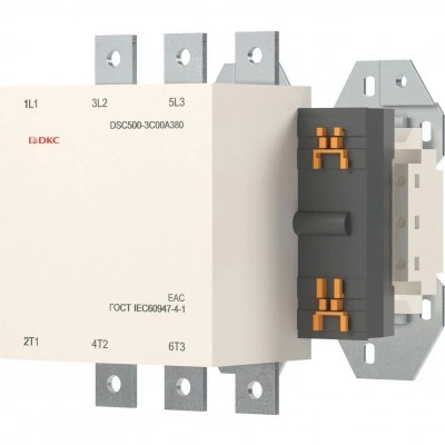 ДКС Магнитный контактор DSC500-3C00A380 500А 250кВт (AC3) кат 380В AC DSC500-3C00A380 DKC ДКС Магнитный контактор DSC500-3C00A380 500А 250кВт (AC3) кат 380В AC DSC500-3C00A380 DKC