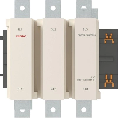 ДКС Магнитный контактор DSC800-3C00A230 800А 400кВт (AC3) кат 220В AC DSC800-3C00A230 DKC ДКС Магнитный контактор DSC800-3C00A230 800А 400кВт (AC3) кат 220В AC DSC800-3C00A230 DKC