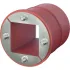 ДКС Проходка круглая, нержавеющая, D100х70 мм с проемом 60х60 мм DXF3123 DKC ДКС Проходка круглая, нержавеющая, D100х70 мм с проемом 60х60 мм DXF3123 DKC