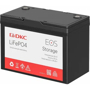 ДКС LFP накопитель энергии EOS Storage 25 В/50 Ач/1.28 кВтч, пл.корпус ESS025P050E DKC ДКС LFP накопитель энергии EOS Storage 25 В/50 Ач/1.28 кВтч, пл.корпус ESS025P050E DKC