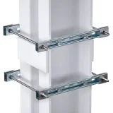 ДКС Обжимной комплект монтажных профилей тип 1, обхват конструкции габаритами 550 на 440 мм, для крепления 3 оболочек одного типоразмера винтами din 84 M6X40 12 шт. , горячеоцинкованный EX-E3TR0605 DKC