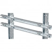 ДКС Комплект монтажных профилей на раму для крепления 1 оболочки винтами din 84 M6X40 4 шт. , горячеоцинкованный, длина 900 мм EX-FPR09 DKC