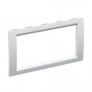 ДКС Рамка универсальная на 4 модуля, цвет серый металлик F00013G DKC