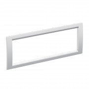 ДКС Рамка универсальная на 6 модулей, цвет серый металлик F00015G DKC