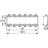 ДКС Каркас 6 мод Viva In-liner Front черный F0003AB DKC ДКС Каркас 6 мод Viva In-liner Front черный F0003AB DKC