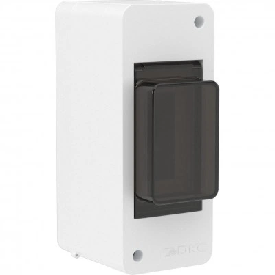 ДКС Щиток 2 мод настенный FRAME, белый, с тонированной дверцей F02W0WD DKC
