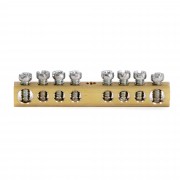 ДКС Шина латунная на 8 отв(2х6мм, 6х4мм) F08AB011 DKC