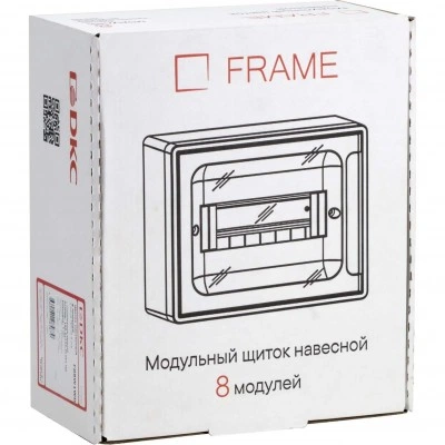 ДКС Щиток 8 мод настенный FRAME, белый, с тонированной дверцей, с 2 шинами PEN на 6 и 8 отв. F08W1WD DKC ДКС Щиток 8 мод настенный FRAME, белый, с тонированной дверцей, с 2 шинами PEN на 6 и 8 отв. F08W1WD DKC