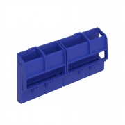 ДКС Шинный держатель FRAME 162мм (4 сегмента, до 20 полюсов), синий (для всех щитков) F08ZZHU1 DKC