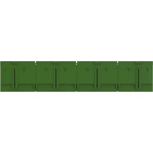 ДКС Шинный держатель FRAME 306мм (7 сегментов, до 35 полюсов), зеленый (для всех кроме 18, 54 и 72 модулей) F12GGHU1 DKC ДКС Шинный держатель FRAME 306мм (7 сегментов, до 35 полюсов), зеленый (для всех кроме 18, 54 и 72 модулей) F12GGHU1 DKC