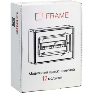 ДКС Щиток 12 мод настенный FRAME, белый, с тонированной дверцей, с 2 шинами PEN на 6 и 8 отв. F12W1WD DKC ДКС Щиток 12 мод настенный FRAME, белый, с тонированной дверцей, с 2 шинами PEN на 6 и 8 отв. F12W1WD DKC