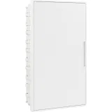 ДКС Щиток 36 мод встраиваемый  FRAME, белый, с белой дверцей, с 4 шинами PEN (2шт на 8 отв. и 2шт на 10отв.) F36B1WW DKC
