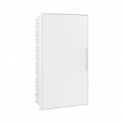 ДКС Щиток 36 мод встраиваемый  FRAME, белый, с белой дверцей, с 4 шинами PEN (2шт на 8 отв. и 2шт на 10отв.) F36B1WW DKC