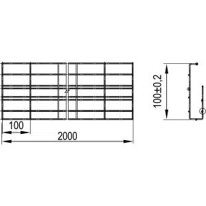 ДКС Проволочный лоток 50х100 L2000 G-тип FC5010G DKC ДКС Проволочный лоток 50х100 L2000 G-тип FC5010G DKC