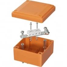 ДКС Коробка пластиковая FS с гладкими стенками и клеммниками, IP56, 100х100х50 мм, 4р, 450V, 6A, 4 мм2 FSB10404 DKC