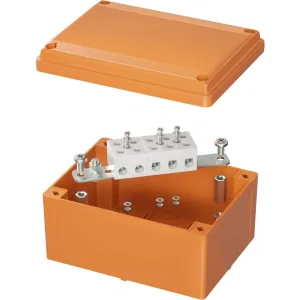 ДКС Коробка пластиковая FS с гладкими стенками и клеммниками, IP56, 150х110х70 мм, 5р, 450V, 30A, 16 мм2 FSB20516 DKC ДКС Коробка пластиковая FS с гладкими стенками и клеммниками, IP56, 150х110х70 мм, 5р, 450V, 30A, 16 мм2 FSB20516 DKC