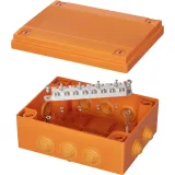 ДКС Коробка пластиковая FS с кабельными вводами и клеммниками, IP55, 150х110х70 мм, 12р, 450V, 6A, 4 мм2 FSB211204 DKC