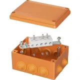ДКС Коробка пластиковая FS с кабельными вводами и клеммниками, IP55, 150х110х70 мм, 5р, 450V, 30A, 16 мм2 FSB21516 DKC