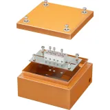 ДКС Коробка стальная FS с гладкими стенками и клеммниками, IP66, 150х150х80 мм, 5р, 450V, 10A, 6 мм2 FSB30506 DKC