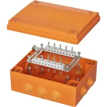 ДКС Коробка пластиковая FS с кабельными вводами и клеммниками, IP55, 240х190х90 мм, 20р, 450V, 6A, 4 мм2 FSB412004 DKC