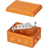 ДКС Коробка пластиковая FS с кабельными вводами и клеммниками, IP55, 150х110х70 мм, 4р, 450V, 32A, 10 мм2, нерж.контакт FSK21410 DKC