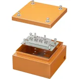 ДКС Коробка стальная FS с гладкими стенками и клеммниками,  IP66, 150х150х80 мм, 4р, 450V, 32A, 10 мм2, нерж.контакт FSK30410 DKC