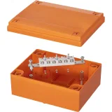 ДКС Коробка пластиковая FS с гладкими стенками и клеммниками, IP56, 240x190x90 мм, 6р, 450V, 32A, 10 мм2, нерж.контакт FSK40610 DKC