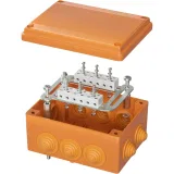 ДКС Коробка пластиковая FS с кабельными вводами и клеммниками, IP55,240х190х90 мм, 8р, 450V, 32A, 10 мм2, нерж.контакт FSK41810 DKC