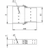 ДКС Переходник центральный 400/300 H=50, стеклопластик GRC54030 DKC ДКС Переходник центральный 400/300 H=50, стеклопластик GRC54030 DKC