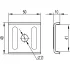 ДКС Опорная пластина для C-образных профилей, INOX 304 IBHM4141C DKC ДКС Опорная пластина для C-образных профилей, INOX 304 IBHM4141C DKC