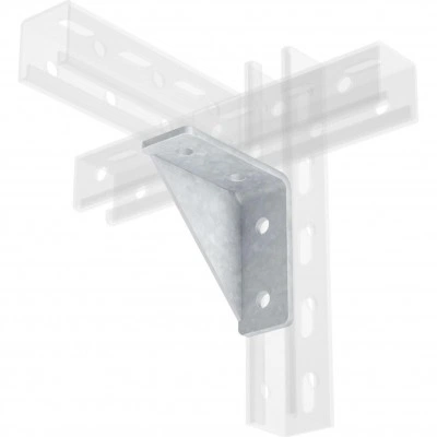 ДКС Уголок двойной усиленный левый, INOX 304 IBMC1022C DKC