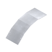 ДКС Крышка на угол вертикальный внешний 45 градусов 150х600, R600, 1,0 мм, AISI 304 IKLPV61560C DKC