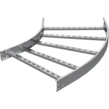 ДКС Угол горизонтальный 45 градусов 50х900, R300, 1,5 мм, AISI 304 ILCM3590C DKC