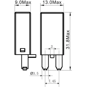 ДКС Модуль защиты, варистор, 24V AC/DC IMD-V1 DKC ДКС Модуль защиты, варистор, 24V AC/DC IMD-V1 DKC