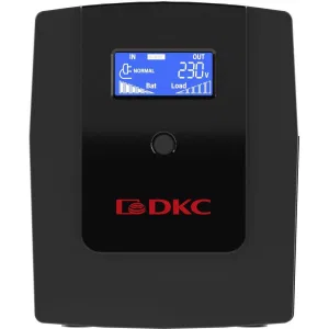 ДКС Линейно-интерактивный ИБП серии Info LCD, 1200 ВА/720 Вт, 1/1, 4xIEC C13, USB + RJ45, LCD, 2x7Aч INFOLCD1200I DKC ДКС Линейно-интерактивный ИБП серии Info LCD, 1200 ВА/720 Вт, 1/1, 4xIEC C13, USB + RJ45, LCD, 2x7Aч INFOLCD1200I DKC