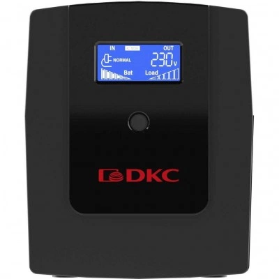 ДКС Линейно-интерактивный ИБП серии Info LCD, 1200 ВА/720 Вт, 1/1, 4xIEC C13, USB + RJ45, LCD, 2x7Aч INFOLCD1200I DKC ДКС Линейно-интерактивный ИБП серии Info LCD, 1200 ВА/720 Вт, 1/1, 4xIEC C13, USB + RJ45, LCD, 2x7Aч INFOLCD1200I DKC